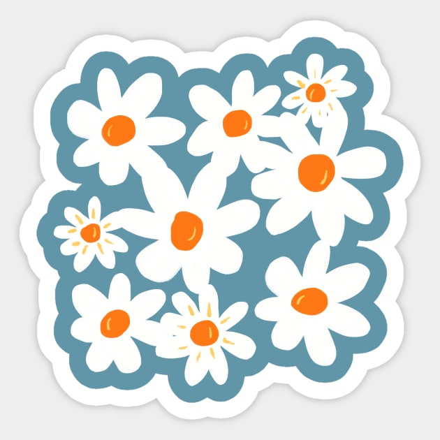 daisy flower Sticker by piyo.studio